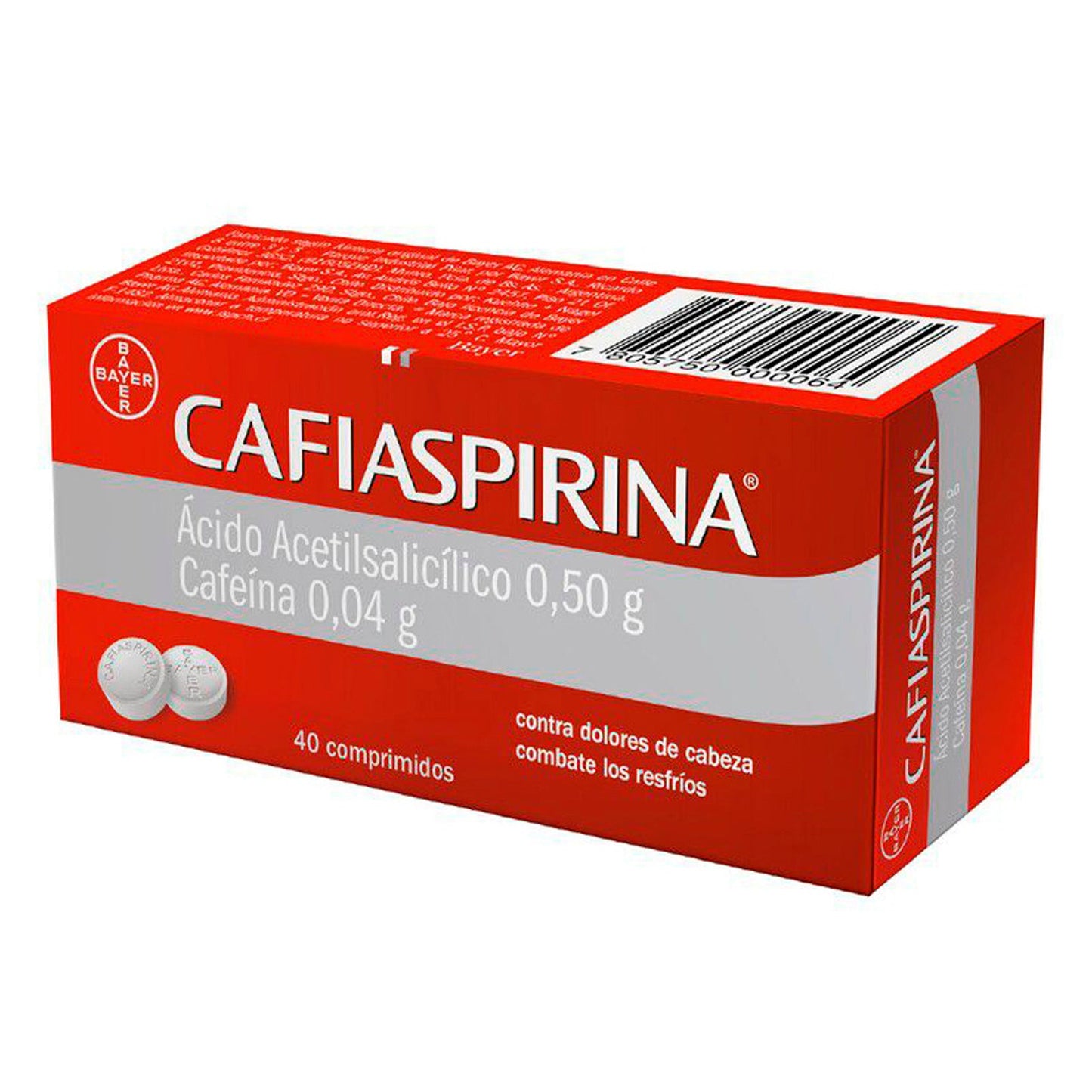 Cafiaspirina Comprimidos - Farmacias Curie