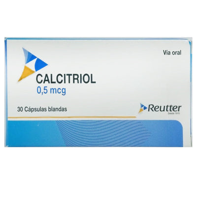 Calcitriol Cápsulas Blandas 0,5mg - Farmacias Curie
