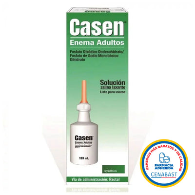 Casen Enema Adulto - Medicamento Cenabast - Farmacias Curie
