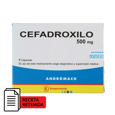 Cefadroxilo Cápsulas 500mg - Farmacias Curie