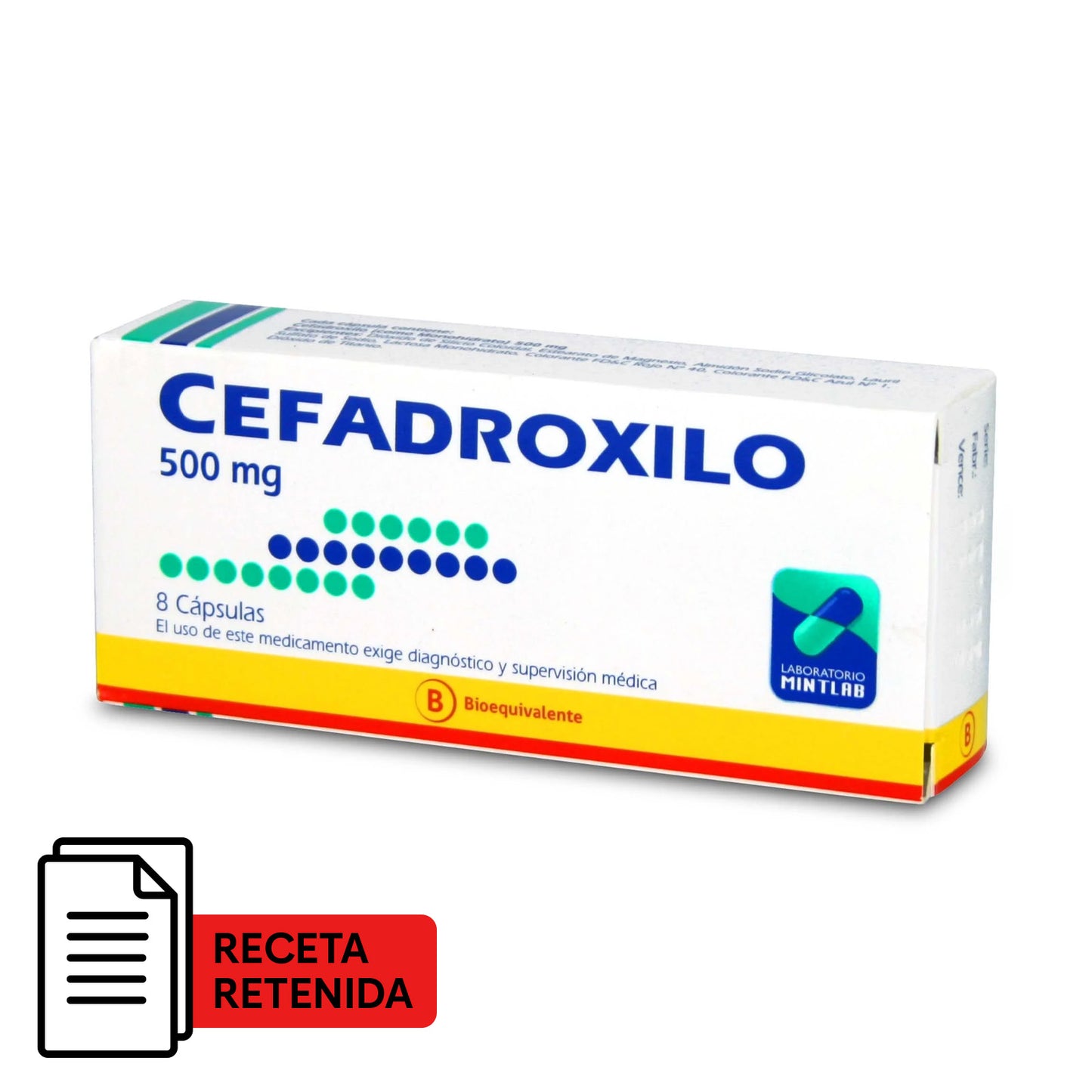 Cefadroxilo Cápsulas 500mg - Farmacias Curie