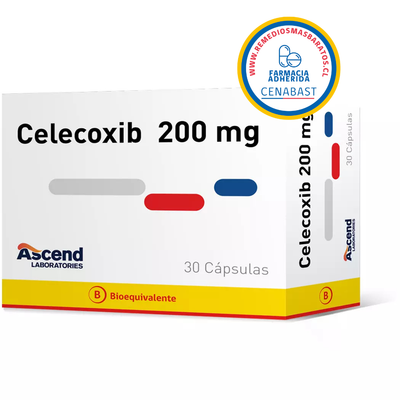 Celecoxib 200mg - 30 Cápsulas - Medicamento Cenabast