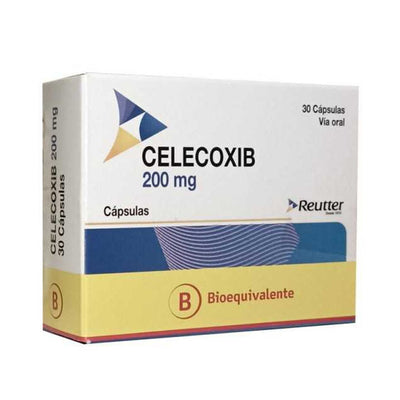 Celecoxib 200mg - 30 unidades - Farmacias Curie