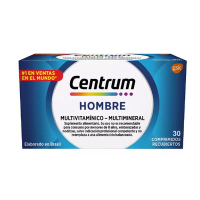 Centrum Hombre 30 Comprimidos - Farmacias Curie