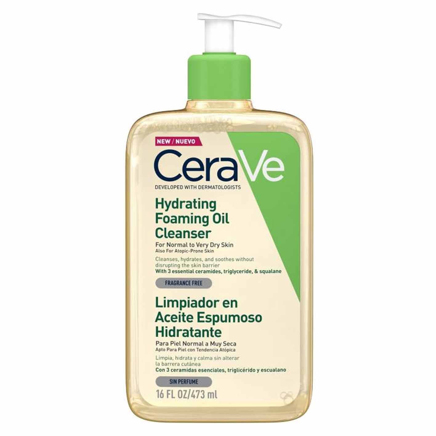 Cerave Limpiador en Aceite Espumoso Hidratante - Farmacias Curie
