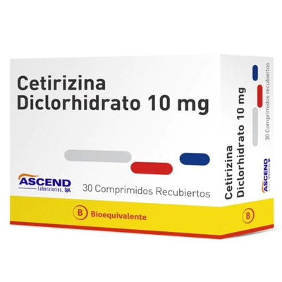 Cetirizina Comprimidos Recubiertos 10mg - Farmacias Curie