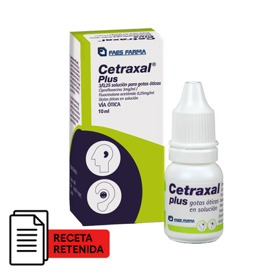 Cetraxal Plus Gotas Óticas - Farmacias Curie
