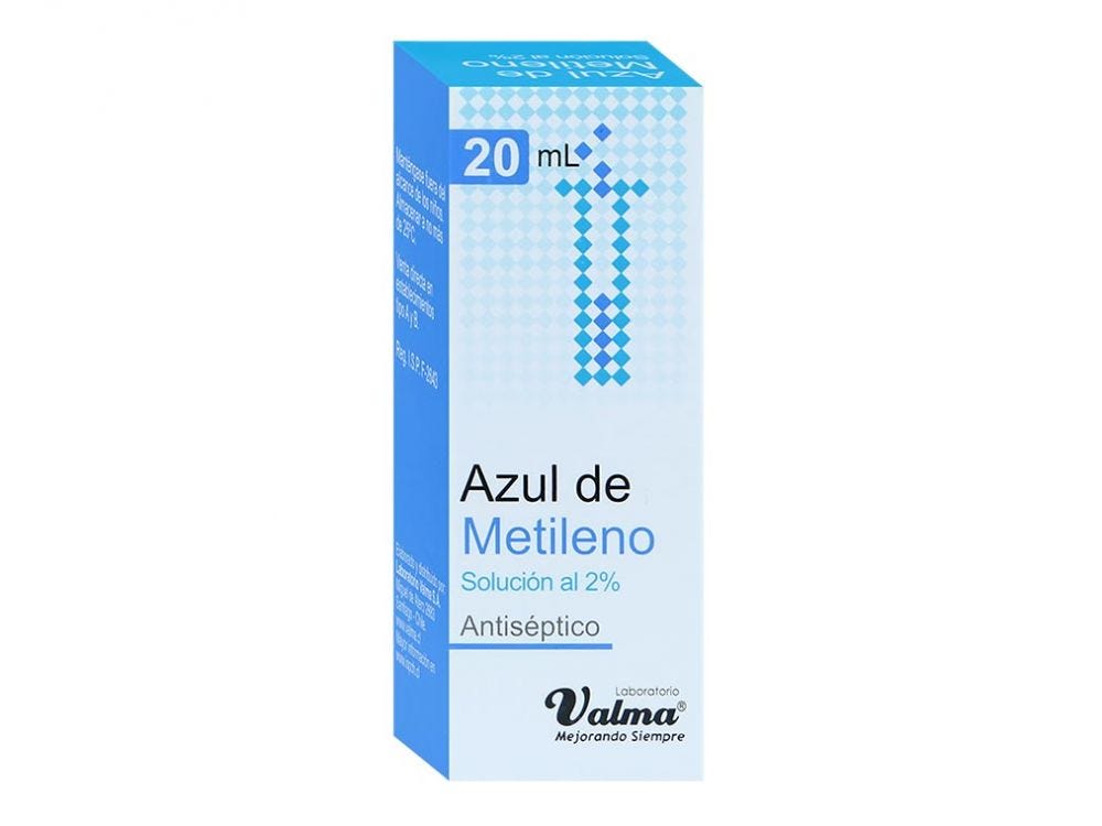 Azul de Metileno 2% - Farmacias Curie