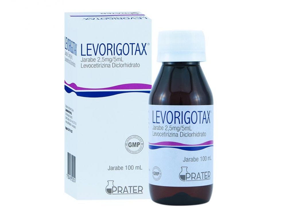 Levorigotax Jarabe 2,5mg/5ml - Farmacias Curie