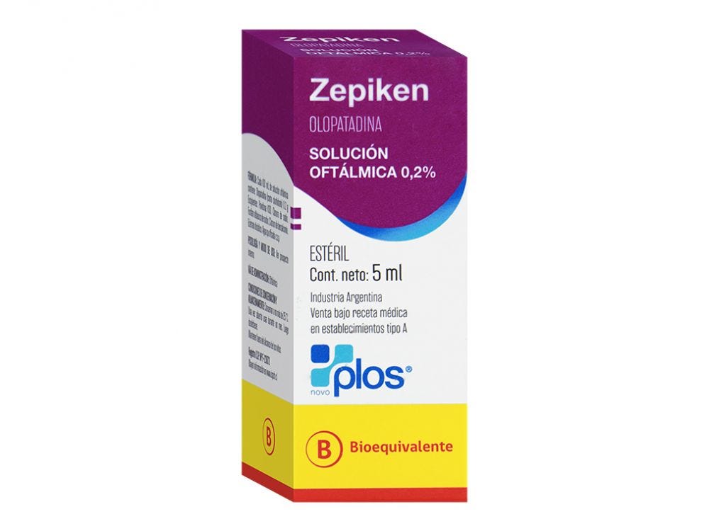Zepiken Solución Oftálmica 0,2% - Farmacias Curie