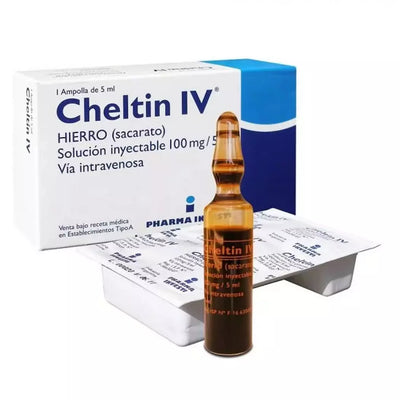 Cheltin IV - 100mg/5ml - 1 Ampolla - Farmacias Curie