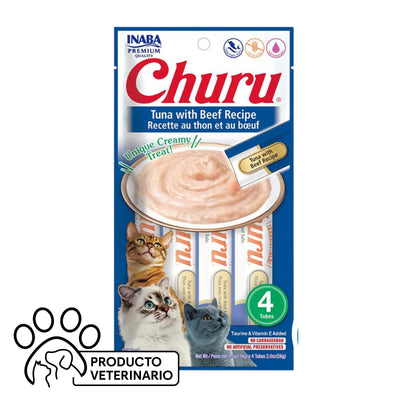 Churu Gato Sabor Atún y Carne - 4 unidades - Farmacias Curie