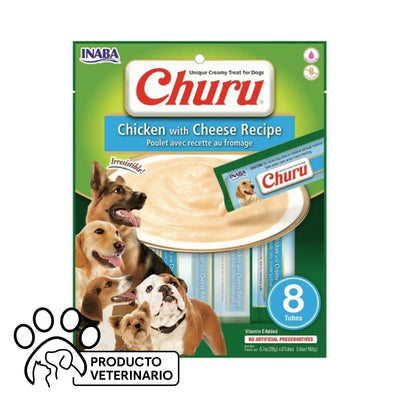 Churu Perro Sabor Pollo con Queso - 8 unidades - Farmacias Curie
