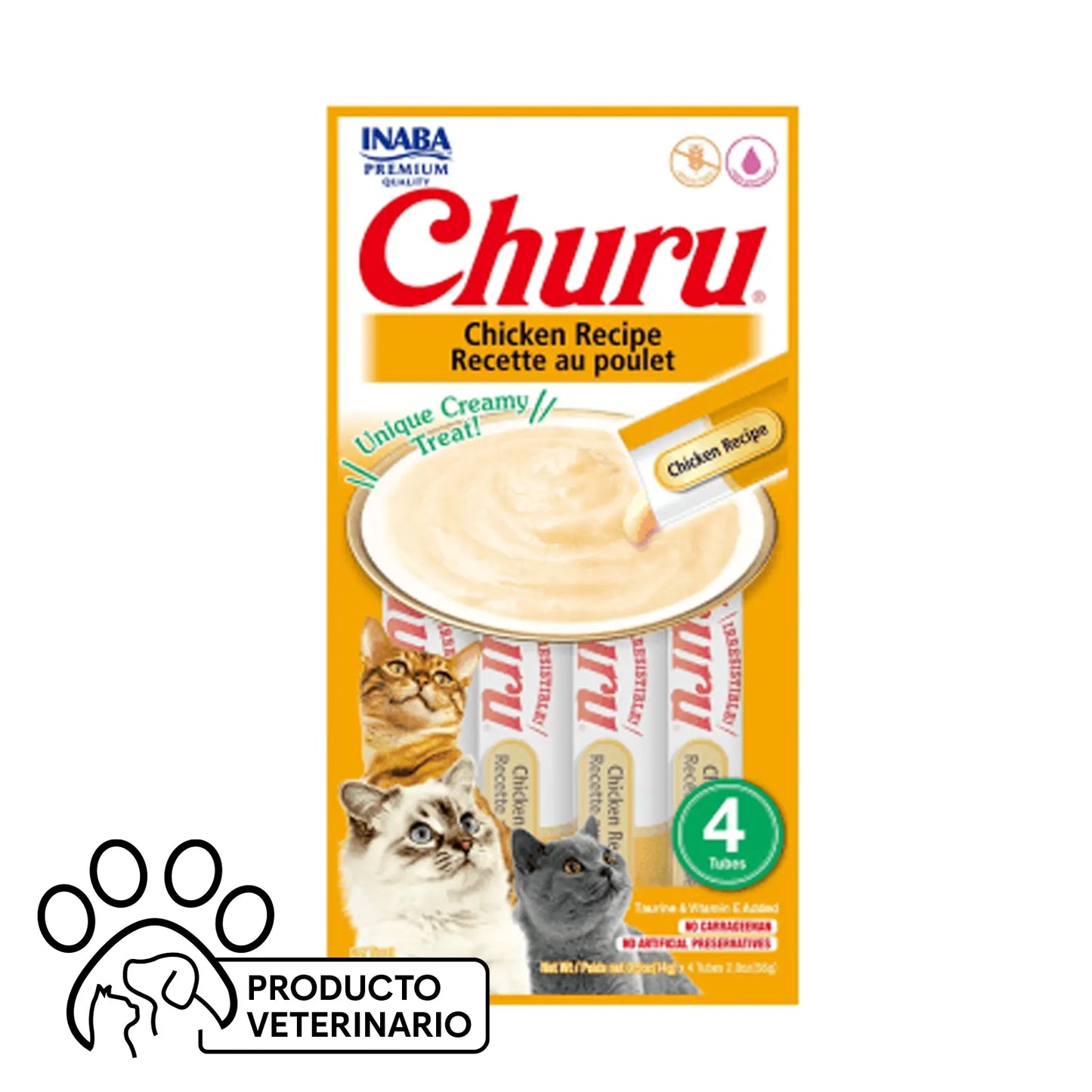 Churu Gato Sabor Pollo - 4 unidades - Farmacias Curie
