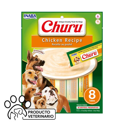 Churu Perro Sabor Pollo - 8 unidades - Farmacias Curie