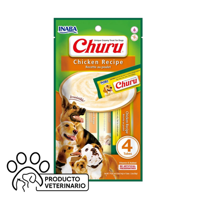 Churu Perro Sabor Pollo - 4 unidades - Farmacias Curie