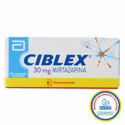 Ciblex Comprimidos Recubiertos 30mg Medicamento Cenabast - Farmacias Curie