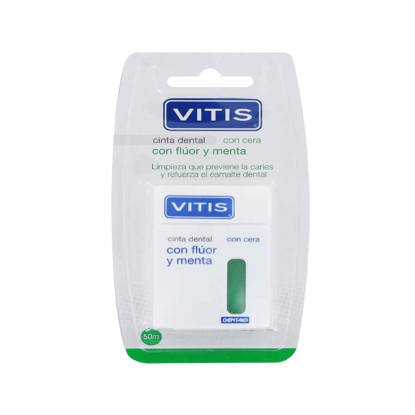 Vitis Cinta Dental con Flúor y Menta - Farmacias Curie