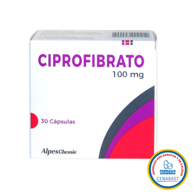 Ciprofibrato 100 mg - Medicamento CENABAST - Farmacias Curie