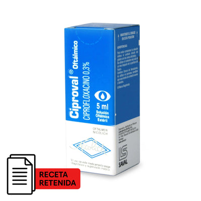 Ciproval Solución Oftálmica - Farmacias Curie