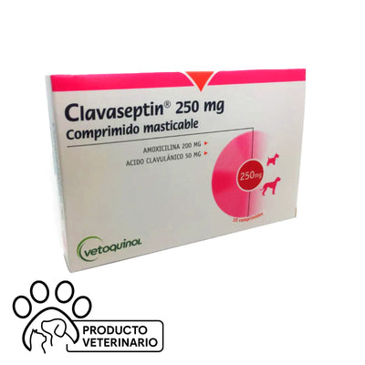 Clavaseptin Comprimidos Masticables 250mg - Farmacias Curie