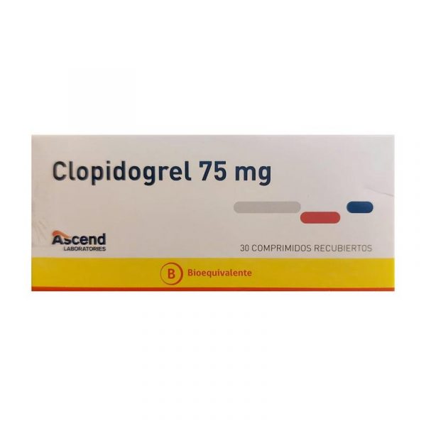 Clopidogrel Comprimidos Recubiertos 75mg - Farmacias Curie