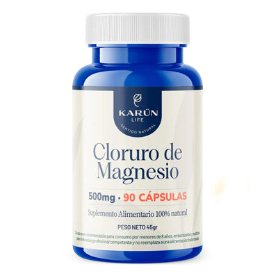 Cloruro de Magnesio - 90 Cápsulas - Farmacias Curie