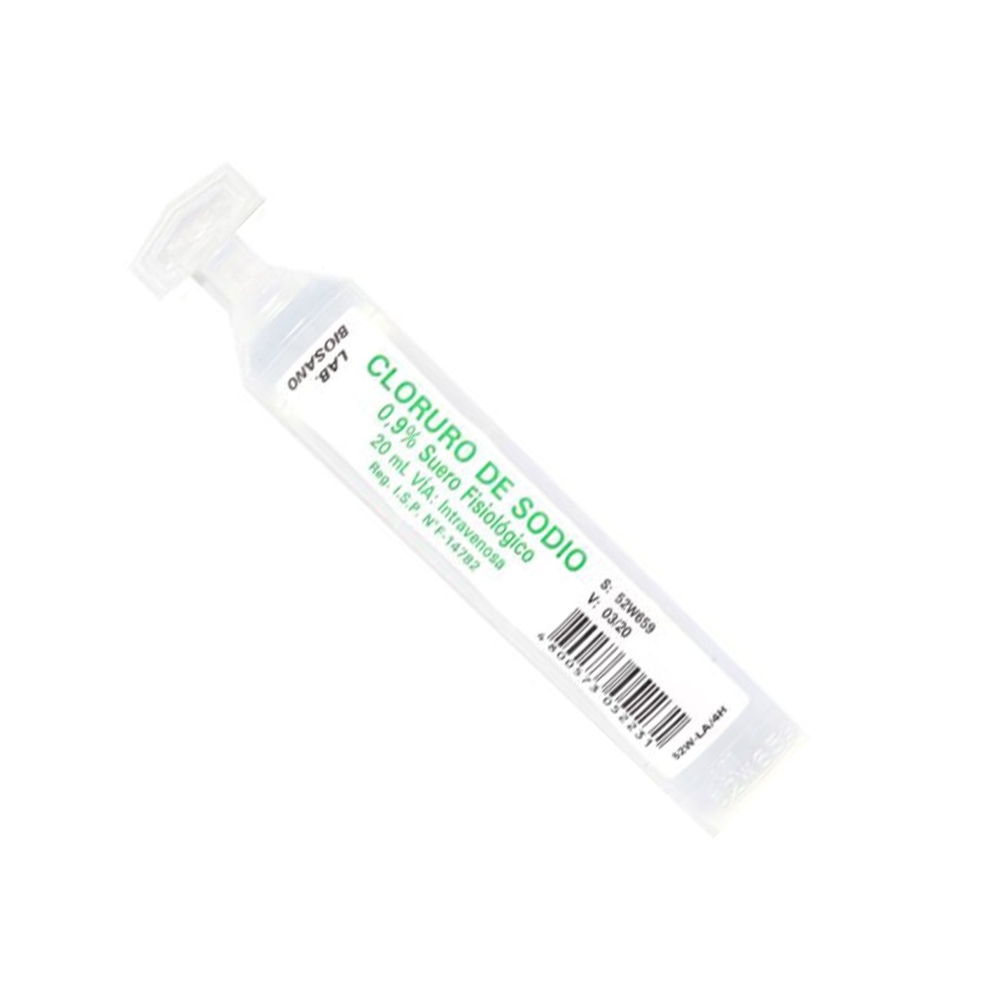 Cloruro de Sodio 0,9% - 20mL