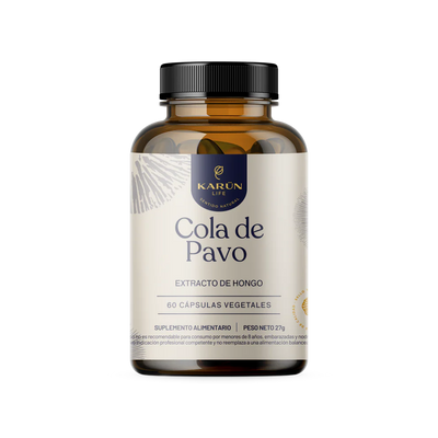 Hongo Cola de Pavo - 60 Cápsulas - Farmacias Curie