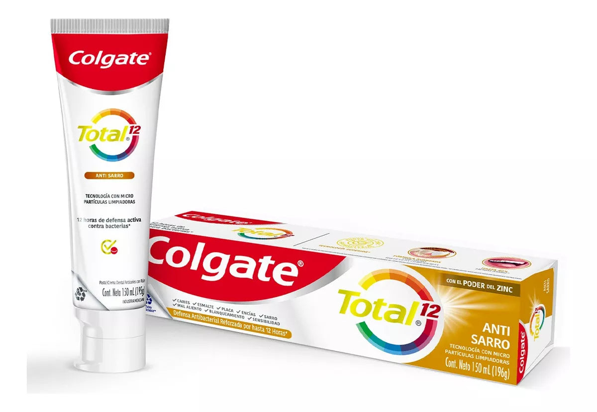 Colgate Pasta Dental Total 12 Sarro Control - Farmacias Curie
