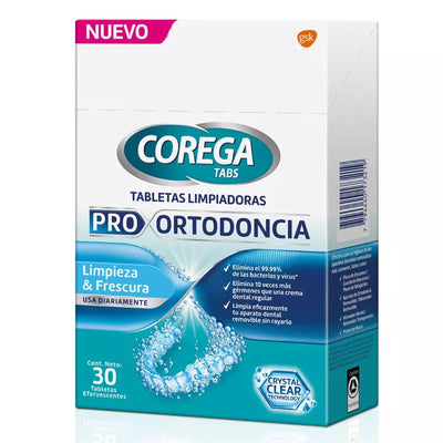 Corega Tabletas Pro Ortodoncia - Farmacias Curie