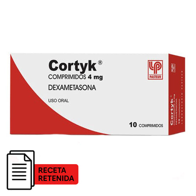 Cortyk Comprimidos 4mg - Farmacias Curie