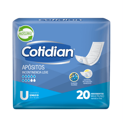 Cotidian Apositos de Incontinencia Leve - Farmacias Curie