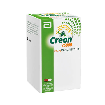 Creon 25.000 - 50 cápsulas con recubrimiento entérico - Farmacias Curie