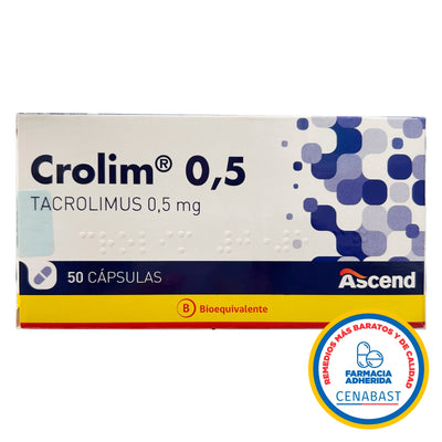 Crolim Cápsulas Medicamento Cenabast - Farmacias Curie