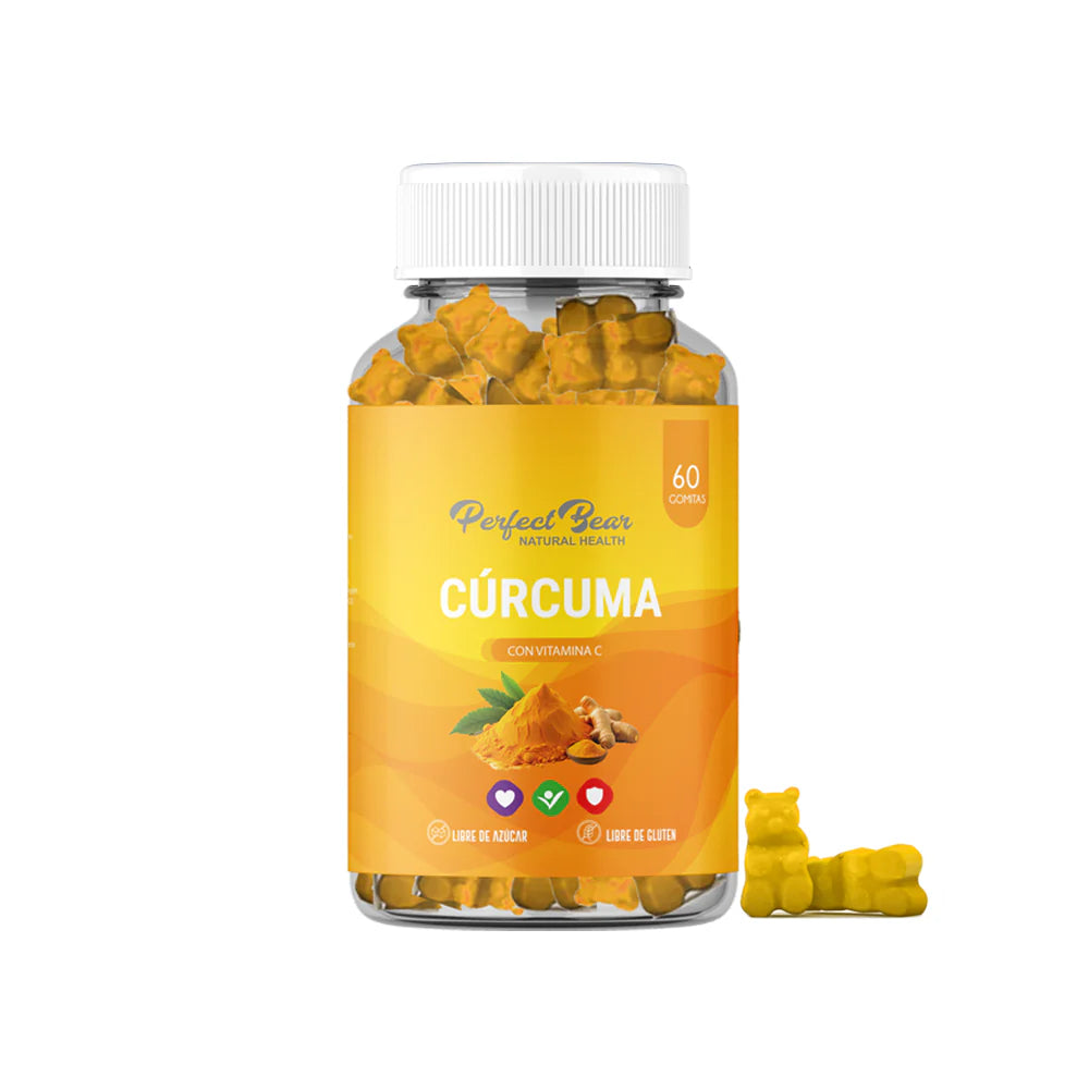 Perfect Bear - Curcuma con Vitamina C - 60 Gomitas - Farmacias Curie