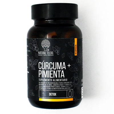 Cúrcuma y Pimienta Cápsulas - Farmacias Curie