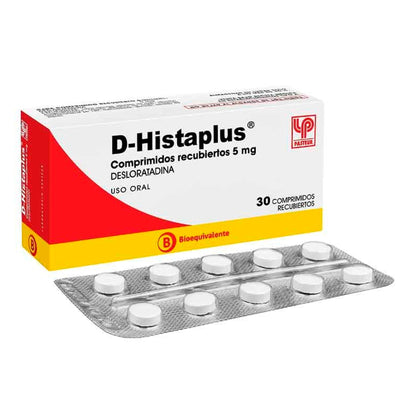D-Histaplus Comprimidos Recubiertos 5mg
