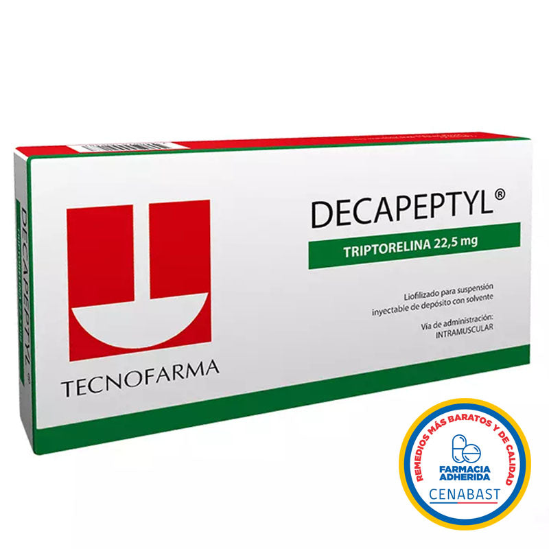 Decapeptyl Polvo para Suspensión Inyectable 22,5mg Medicamento Cenabast - Farmacias Curie