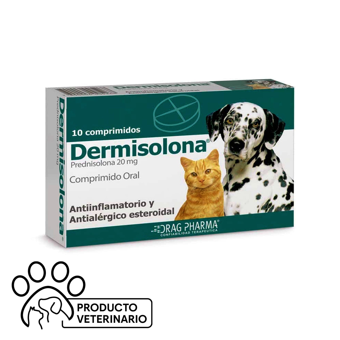 Dermisolona Comprimidos 20mg - Farmacias Curie