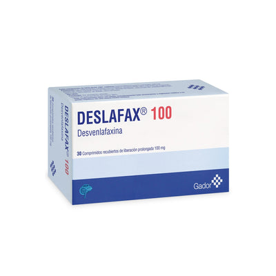 Deslafax Comprimidos Recubiertos de Liberación Prolongada 100mg - Farmacias Curie