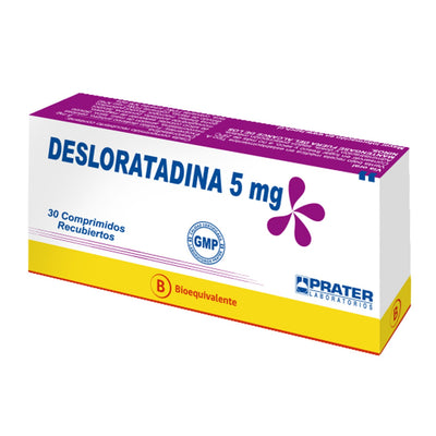 Desloratadina Comprimidos recubiertos 5mg - Farmacias Curie