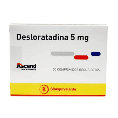 Desloratadina Comprimidos Recubiertos 5mg - Farmacias Curie