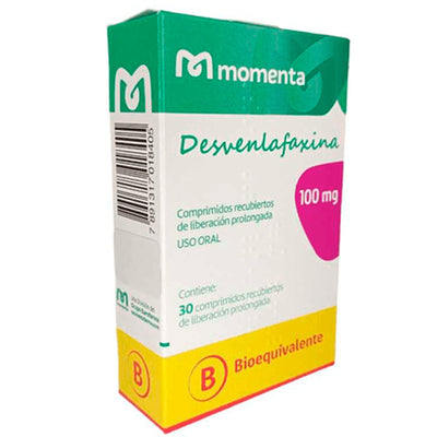 Desvenlafaxina Comprimidos de liberación prolongada 100mg - Farmacias Curie