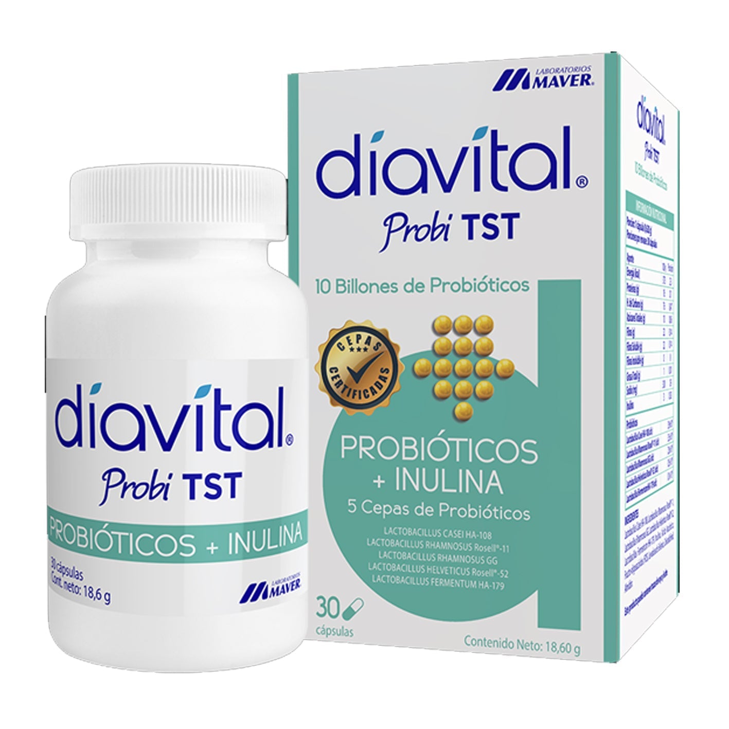Diavital Provi TST Cápsulas - Farmacias Curie