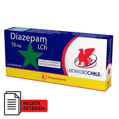 Diazepam Comprimidos 10mg - Farmacias Curie