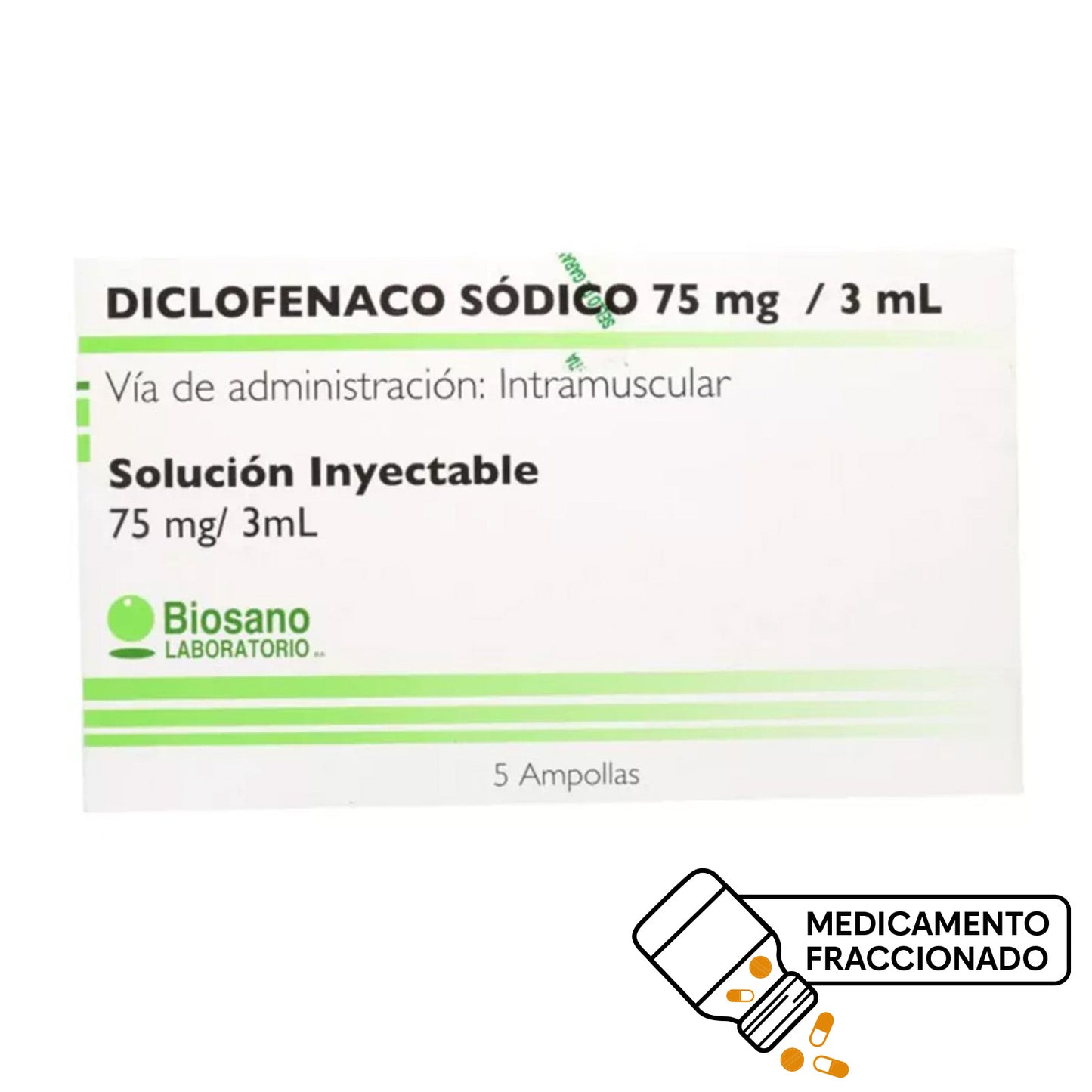 Diclofenaco Inyectable x 1 Ampolla - Farmacias Curie