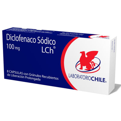 Diclofenaco Cápsulas de Liberación Prolongada 100mg - Farmacias Curie
