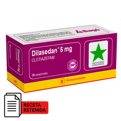 Dilasedan Comprimidos 5mg - Farmacias Curie