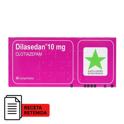 Dilasedan Comprimidos 10mg - Farmacias Curie